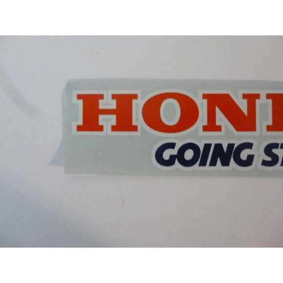 Honda Transfer/decal "Going Strong" Dated 1977 not reproduction American Honda - Picture 2 of 4
